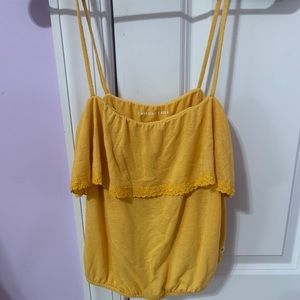 Yellow/Gold Spaghetti Strap Top
